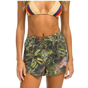AVIATOR NATION Jungle Pocket Club Lounger Shorts in Vintage Charcoal